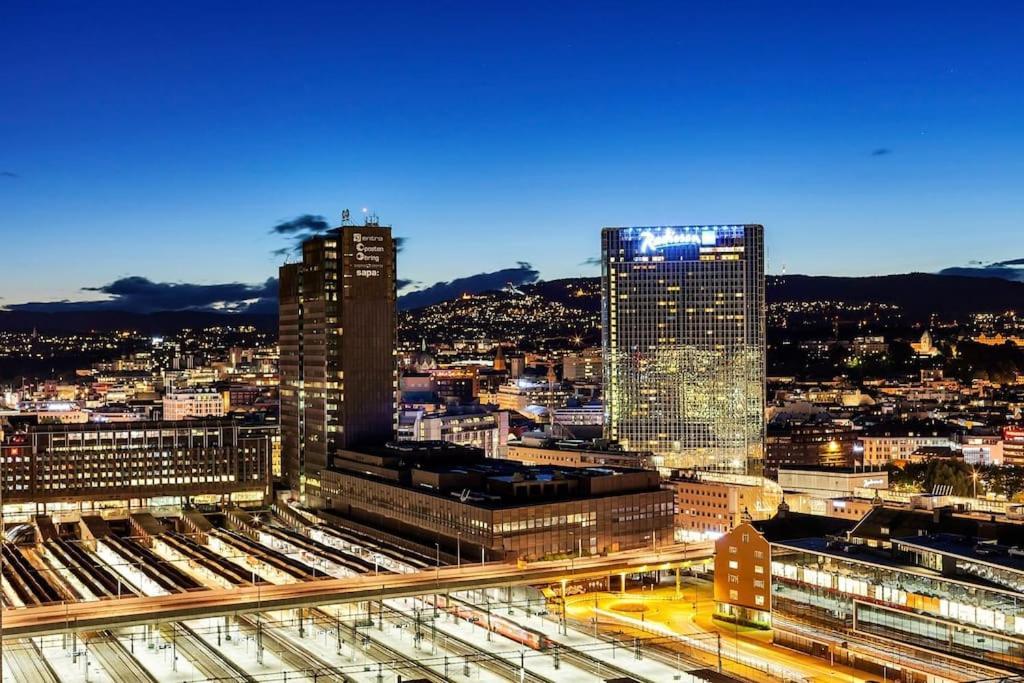 Live On The Roof Of Oslo City Center Apartment Luaran gambar